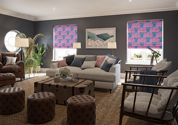 Classic Woodland, Ocean - Twist&Fit Roman Blind - Image 6